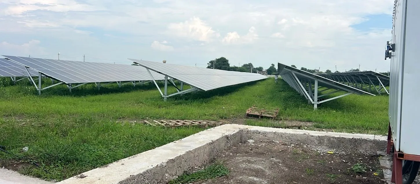 PM KUSUM ground mounted plant